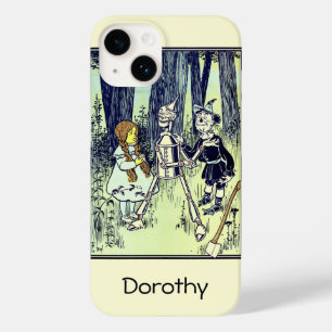 Funda Para iPhone 14 De Case-Mate El mago vintage de Oz, Dorothy conoce al hombre de