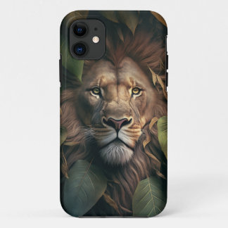 Funda Para iPhone 11 El majestuoso rugido del rey de la jungla