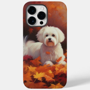 Funda Para iPhone 14 Pro Max De Case-Mate El maltés se inspira en las hojas de otoño