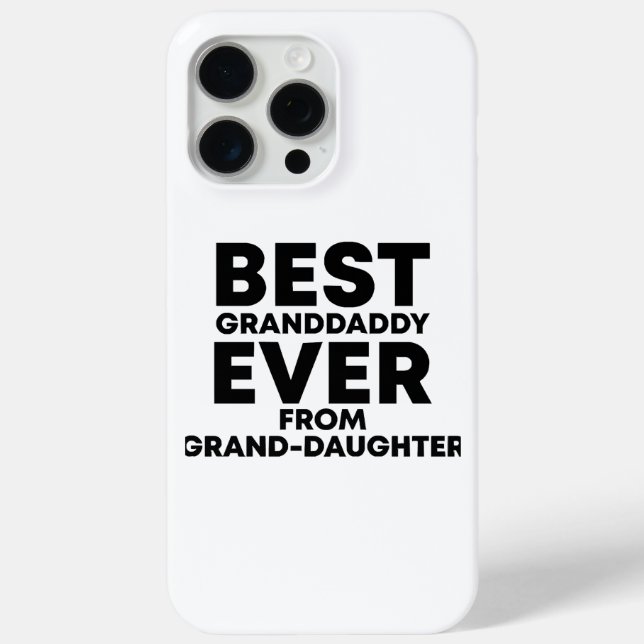 Funda De Case-Mate Para iPhone El mejor abuelo de la nieta (Reverso )