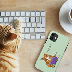 Funda Para iPhone 11 El mejor día del padre del papá del gato