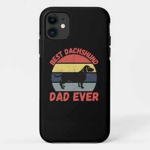Funda Para iPhone 11 El mejor padre de dachshund siempre es gracioso
