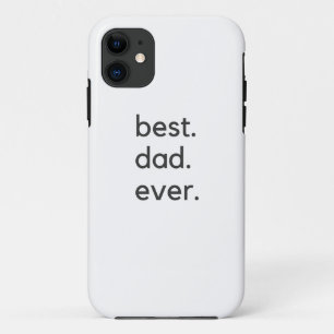 Funda Para iPhone 11 el mejor padre siempre oscuro