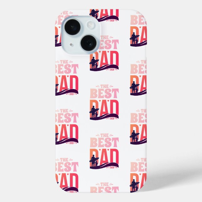 Funda De Case-Mate Para iPhone El Mejor Papá del Mundo (Reverso )