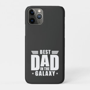 Funda Para iPhone 11 Pro El mejor papá en la galaxia - Día del padre, cumpl