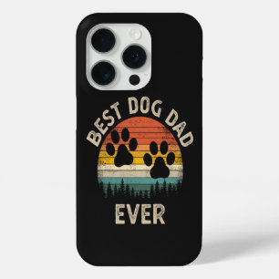 Funda Para iPhone 15 Pro El Mejor Papá Perro Vintage