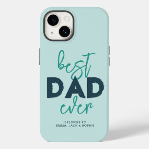Funda Para iPhone 14 De Case-Mate El Mejor Papá Pertenece Al Personalizado De Nombre