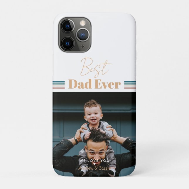 Funda De Case-Mate Para iPhone El mejor papá... te queremos (Reverso)