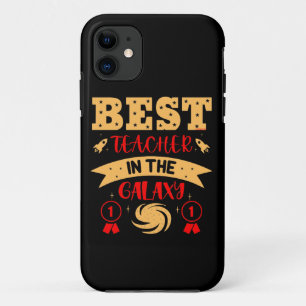 Funda Para iPhone 11 EL MEJOR PROFESOR DE LA GALAXIA gracioso lindo