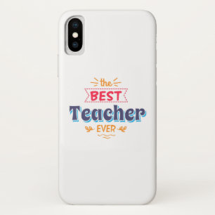 Funda Para iPhone X El mejor profesor nunca