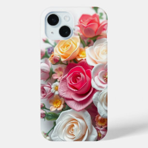 Funda Para iPhone 15 El mejor regalo de arte floral bohemio para Chicas