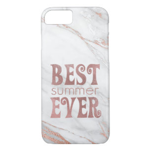 Funda Para iPhone 8/7 El mejor texto nunca subió del oro del verano en