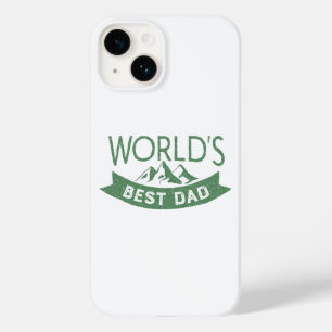 Funda Para iPhone 14 De Case-Mate El mejor verde y blanco del mundo para papá