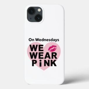 Funda Para iPhone 13 El miércoles nos ponemos rosa divertido día de San