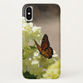 Funda Para iPhone X El monarca y las flores