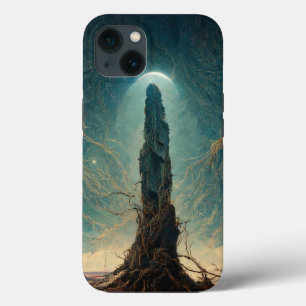 Funda Para iPhone 13 El Monolith 2 Fantasy Sci-Fi Art