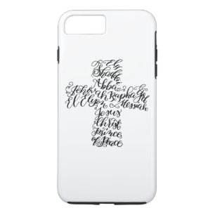 Funda Para iPhone 8 Plus/7 Plus El mosaico cruzado de la caligrafía