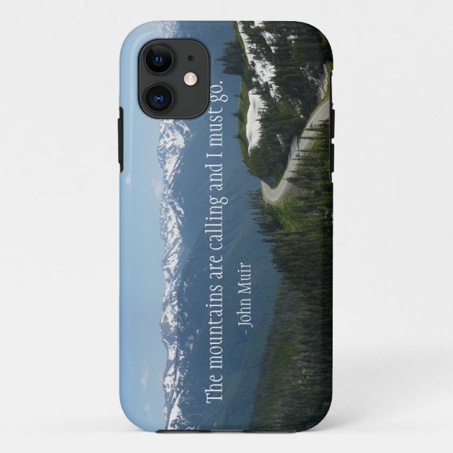 Funda De Case-Mate Para iPhone El Mountians está llamando (Reverso)