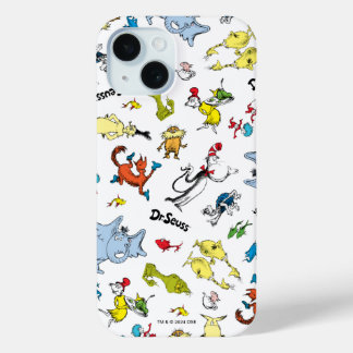 Funda Para iPhone 15 El mundo de Dr. Seuss Patrón