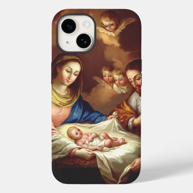 Funda De Case-Mate Para iPhone El nacimiento de Jesucristo (Reverso )