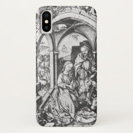 Funda Para iPhone X El nacimiento de Jesús (por Martin Schongauer)