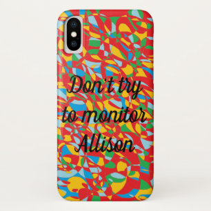 Funda Para iPhone X El negro huérfano no intenta supervisar a Allison