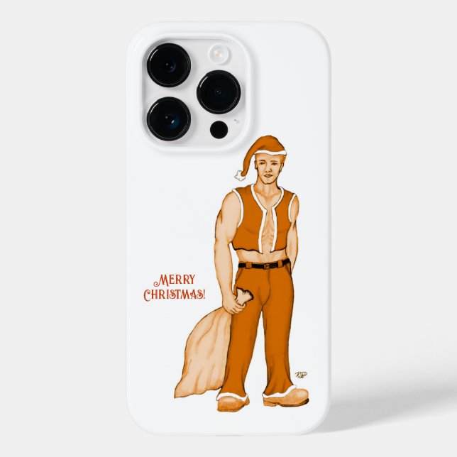 Funda De Case-Mate Para iPhone El nuevo Santa Claus - ¡Feliz Navidad! (Reverso )