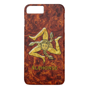 Funda Para iPhone 8 Plus/7 Plus El oro siciliano de Trinacria personaliza