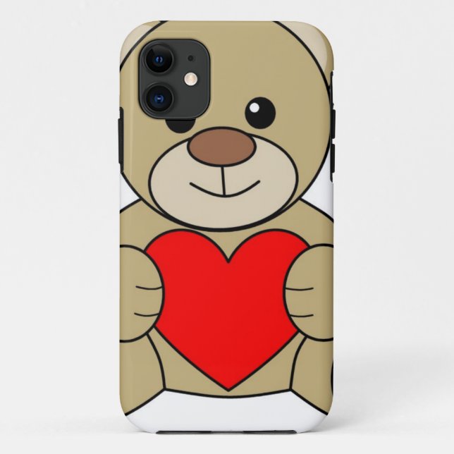 Funda De Case-Mate Para iPhone El oso amor (Reverso)