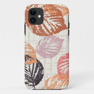 Funda Para iPhone 11 El otoño deja en el beige.
