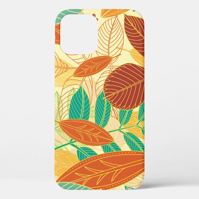 Funda De Case-Mate Para iPhone El otoño deja un patrón sin foco (Reverso )