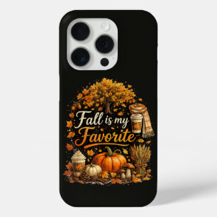 Funda Para iPhone 15 Pro El otoño es mi estación favorita de calabazas de o