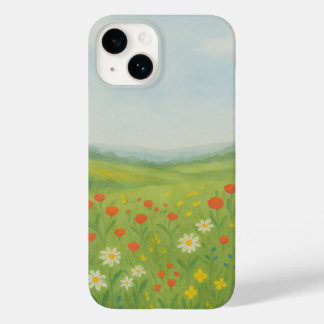 Funda Para iPhone 14 De Case-Mate El paisaje de la pradera de flor silvestre