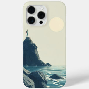 Funda Para iPhone 15 Pro Max El paisaje de las colinas y del mar