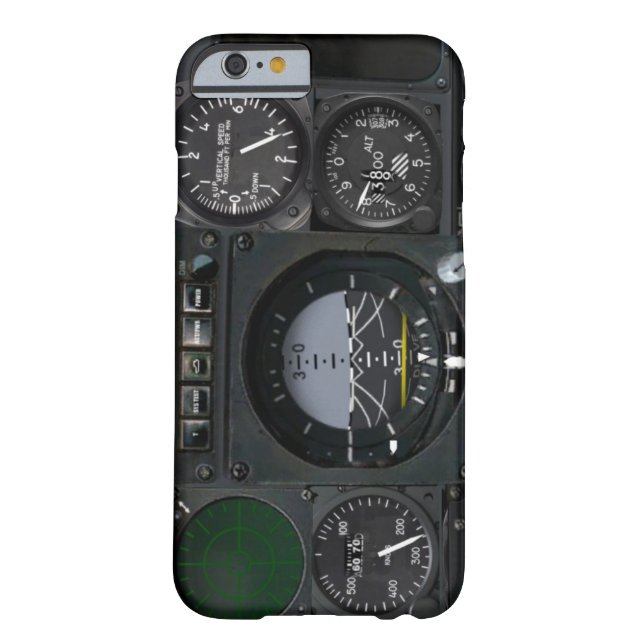 Funda De Case-Mate Para iPhone El panel del instrumento de aviones (Reverso)