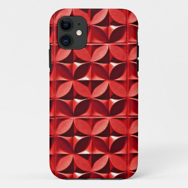 Funda De Case-Mate Para iPhone El panel rojo (Reverso)