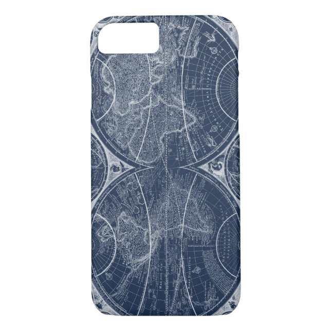 Funda De Case-Mate Para iPhone El panorama mundial (Reverso)