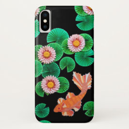 Funda Para iPhone X El papel Koi Pond