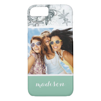 Funda Para iPhone 8/7 El Patrón De Las Pescadas Estelares En El Mar | Su