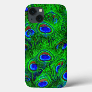 Funda Para iPhone 13 El pavo real empluma el regalo de Birdlover de la