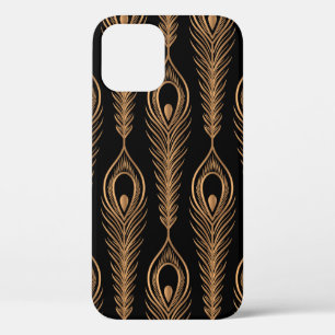 Funda Para iPhone 12 El pavo real nutre el patrón de lujo sin fisuras.