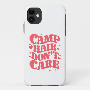 Funda Para iPhone 11 El pelo del campamento no le importa a los Chicas