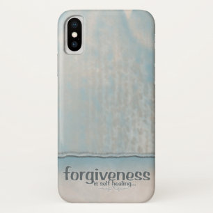Funda Para iPhone X El perdón es una cita para curarse a sí mismo
