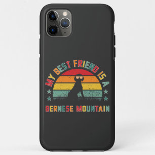 Funda Para iPhone 11 Pro Max El perro de montaña de Bernese es mi mejor amigo, 