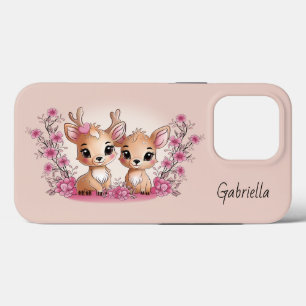 Funda Para iPhone 13 Pro El Personalizado amable Bambi ama el Día de San Va