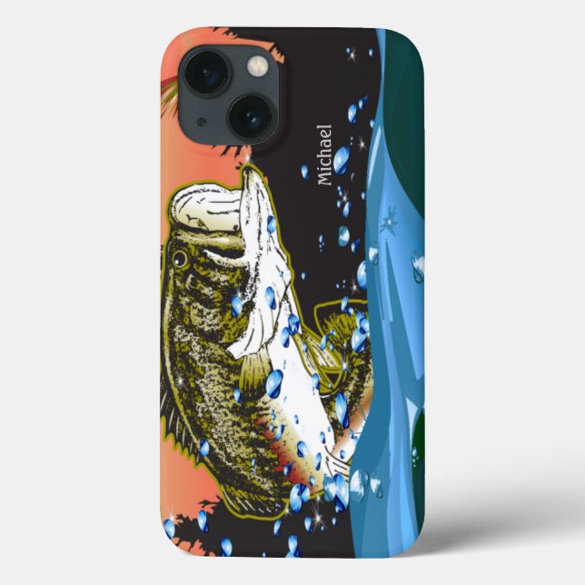 Funda De Case-Mate Para iPhone El pescador (Reverso)