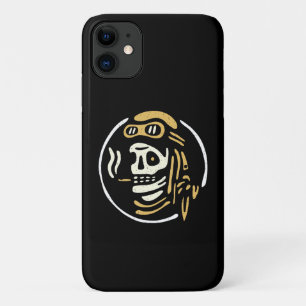 Funda Para iPhone 11 El piloto fantasma de motociclismo de época Hallow