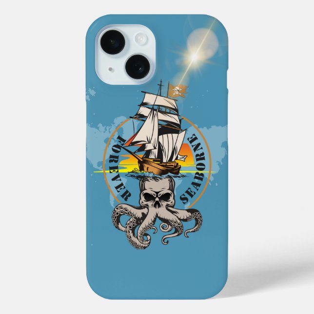 Funda De Case-Mate Para iPhone El Pirata de Seaborne |  (Reverso )