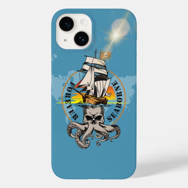 Funda De Case-Mate Para iPhone El Pirata de Seaborne |  (Reverso )