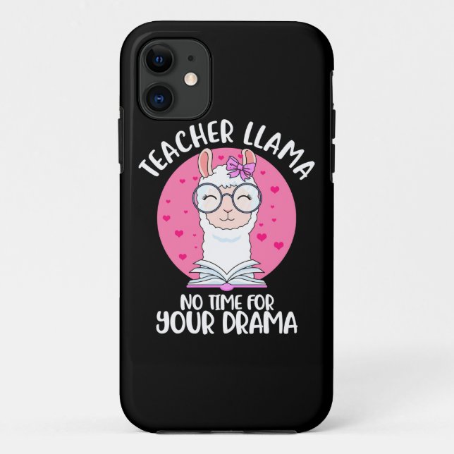 Funda De Case-Mate Para iPhone El profesor Llama (Reverso)